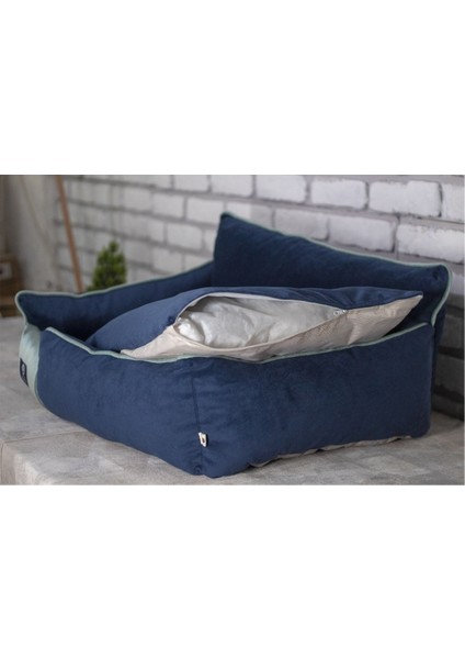 Luxury Fermuarlı Yıkanabilir Kedi ve Köpek Yatağı 45*55 cm 1 Adet