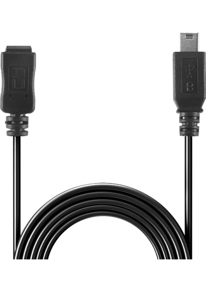 1.5m Mini USB B 5pin Erkek - Dişi Uzatma Kablosu Adaptörü Siyah (Yurt Dışından)