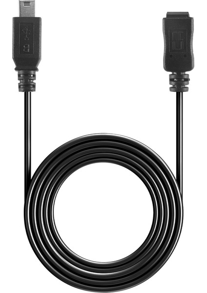 1.5m Mini USB B 5pin Erkek - Dişi Uzatma Kablosu Adaptörü Siyah (Yurt Dışından)