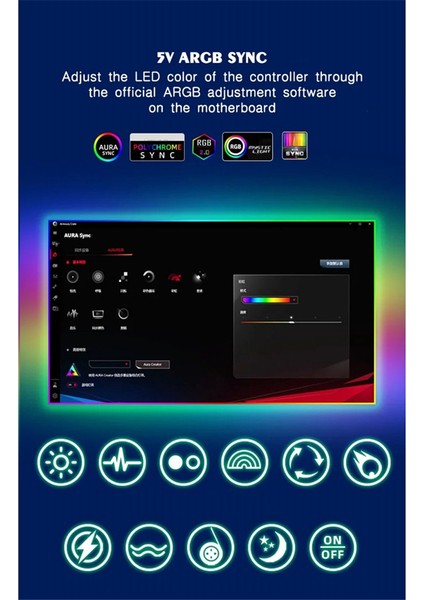 Bilgisayar Fanı 4pın Pwm 5V 3pın Argb 9'u 1 Arada Hub Rgb Işık Ayırıcı (Yurt Dışından) modelleri