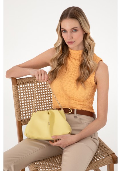 Kadın Sarı Çanta 50318231-VR044