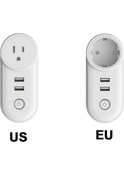 Homekit Alexa Google Home Smartthings Eu Fişi Için Akıllı USB Soketi (Yurt Dışından)