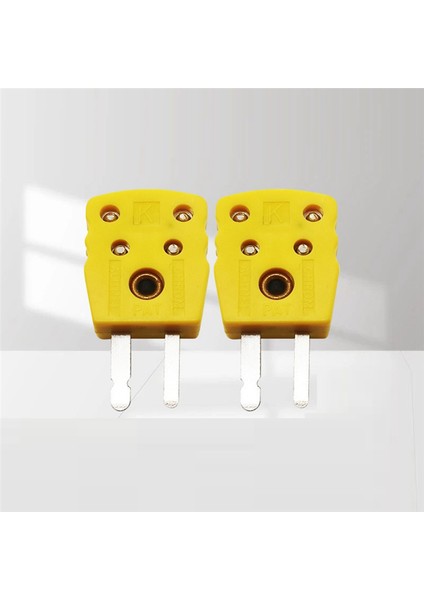 Çift K Tipi Erkek Dişi Termokupl Fiş Adaptörü Sıcaklık 100°C (Yurt Dışından)
