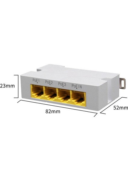 Port Gigabit Poe Genişletici 1000M 1 Ila 3 Ağ Anahtarı Tekrarlayıcı (Yurt Dışından)