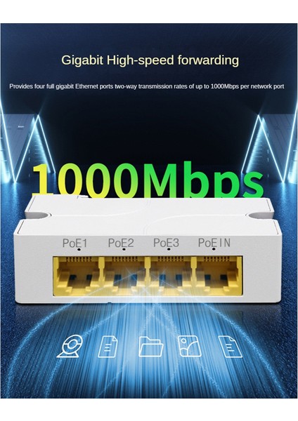Port Gigabit Poe Genişletici 1000M 1 Ila 3 Ağ Anahtarı Tekrarlayıcı (Yurt Dışından) indirimleri