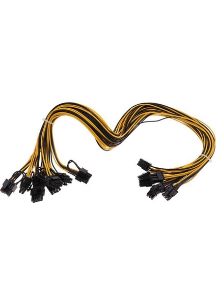 Gpu Için 12 Adet Pcıe 6pin - 8pin (6+2) Erkek - Erkek Pcı-E Güç Kablosu (Yurt Dışından) fırsatları