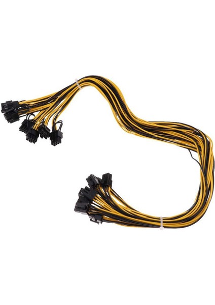 Gpu Için 12 Adet Pcıe 6pin - 8pin (6+2) Erkek - Erkek Pcı-E Güç Kablosu (Yurt Dışından) indirimleri