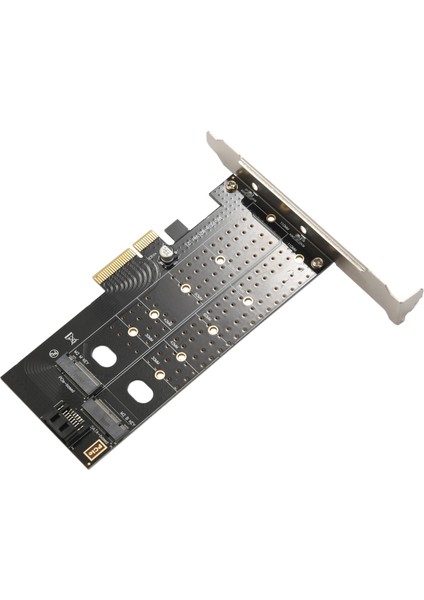 Çift M.2 Pcie Adaptörü, M2 SSD Nvme (M Key) Veya Sata (B Key) Kartı (Yurt Dışından)