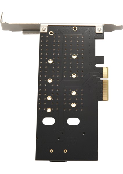 Çift M.2 Pcie Adaptörü, M2 SSD Nvme (M Key) Veya Sata (B Key) Kartı (Yurt Dışından)