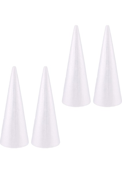 Kendin Yap El Sanatları Için Köpük Koniler, Beyaz Polistiren (4,5 x 13,5 Inç, 4'lü Paket) (Yurt Dışından) modelleri