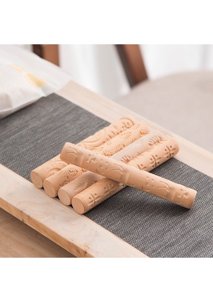 Çömlek Aletleri Doku Kil Modelleme Desen Silindirleri Set B (Yurt Dışından) fırsatları