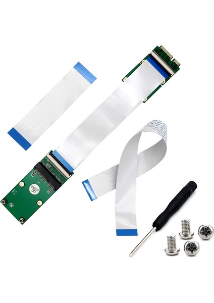 Mini Pcıe - Mini Pcıe Genişletici Fpc 10/20/30CM Ağ Kartı Adaptörü (Yurt Dışından)