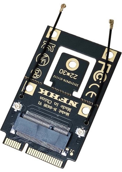 M.2 Ngff'den Mini Pcı-E'ye (Pcıe+Usb) Adaptör AX200 9260 8265 8260 (Yurt Dışından)