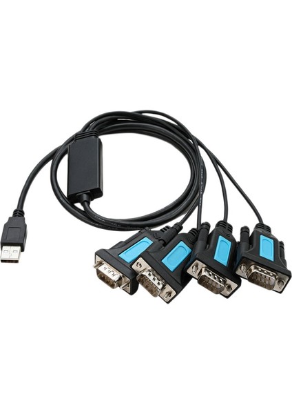 Usb'den RS232 Adaptörüne 1'den 4'e Antishield Nikel Kaplamalı Kalay Kaplamalı Fiş (Yurt Dışından)