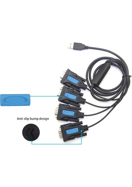 Usb'den RS232 Adaptörüne 1'den 4'e Antishield Nikel Kaplamalı Kalay Kaplamalı Fiş (Yurt Dışından) indirimleri