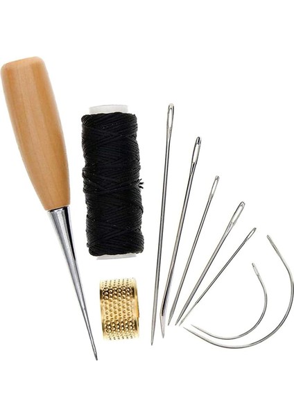1set Dikiş Iğnesi Bız Deri El Sanatları Dikiş Aksesuarları (Yurt Dışından)