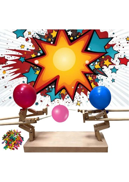 Balon Bambu Adam Savaşı, El Yapımı Eskrim Kuklaları, (100 Adet Balon) (Yurt Dışından) fiyatları