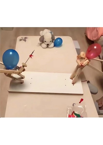 Balon Bambu Adam Savaşı, El Yapımı Eskrim Kuklaları, (100 Adet Balon) (Yurt Dışından) modelleri