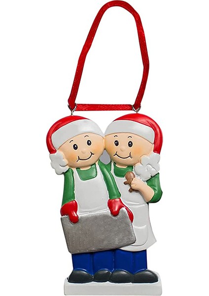 Yaratıcı Hediyeler Yemek Pişirme Aile 2 Kişilik Noel Ağacı Süslemesi (Yurt Dışından)