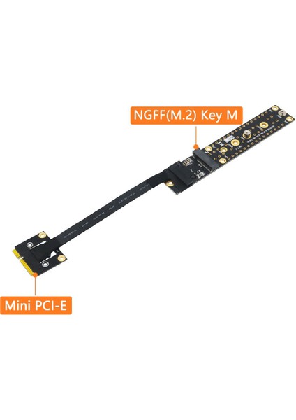 Mini Pcıe Erkek - Anahtar M Dişi Adaptör Kablosu 20CM Uzatma Kablosu (Yurt Dışından)