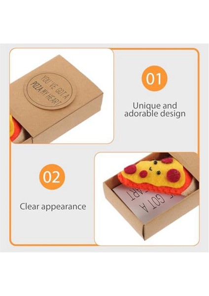 Mini Pizza Kutuları Arkadaşlıktan Esinlenen Oyuncak Kutusu - Sevimli Yenilik Hediyesi (Yurt Dışından) fiyatları