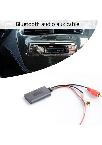 Adet Araba Kablosuz Bluetooth Modülü Müzik Adaptörü Rca Aux Ses Kablosu (Yurt Dışından)