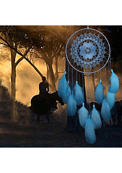 Dreamcatcher Tüylü El Yapımı Dream Catcher Ağı Ev Araba Için (Yurt Dışından) indirimleri