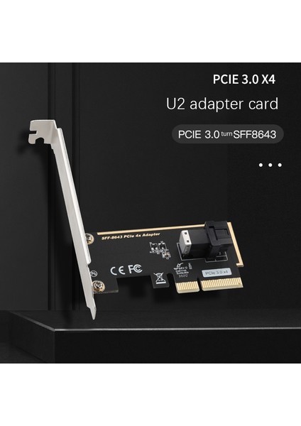 Pcıe To U.2 SFF-8643 Gen 3 / 4 - Şerit Kartı 2,5 Inç Nvme SSD Için (Yurt Dışından)