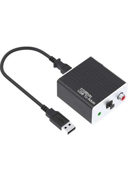 Usb'den Ses Dönüştürücü Ses Kartı Ps5'ten 3.5mm Hoparlöre Aux Fiber (Yurt Dışından)