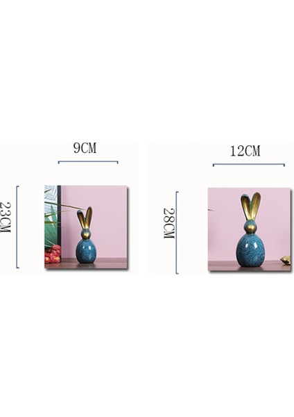 Reçine Tavşan Retro Süsler Oturma Odası Ofis Hayvan Mobilyaları (Yurt Dışından) fiyatları