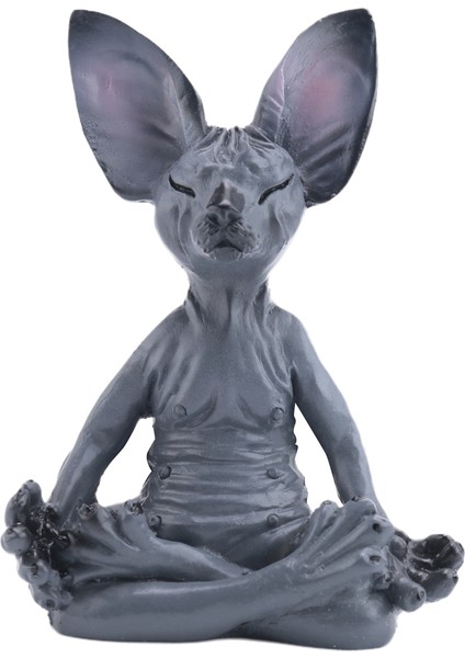 Sfenks Kedisi Meditasyon Yapıyor,düşünen Kedi Heykeli,meditasyon Yapan Düşünen Kedi (Yurt Dışından)