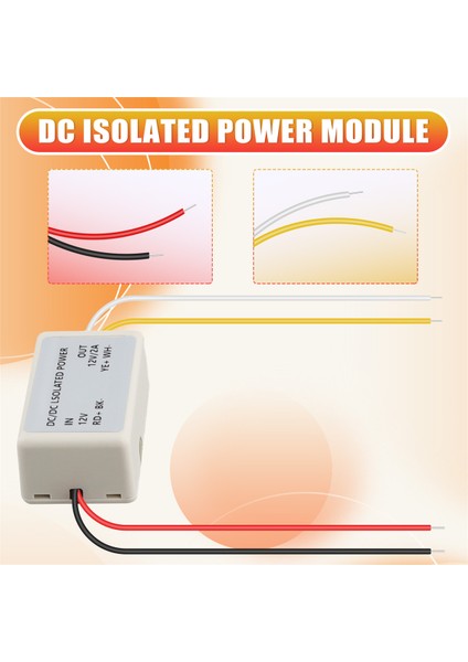 Dc-Dc Izole Güç Modülü DC12V Giriş Dc 12V/2A Çıkış Dönüştürücü (Yurt Dışından)
