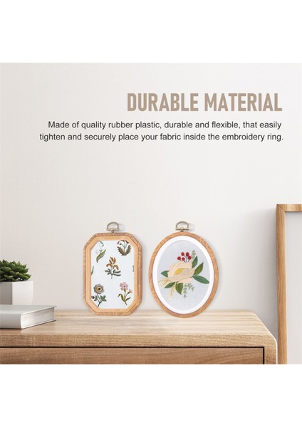 Adet Nakış Kasnakları Taklit Ahşap Plastik Sanat El Sanatları Dikişi Için (Yurt Dışından) fırsatları