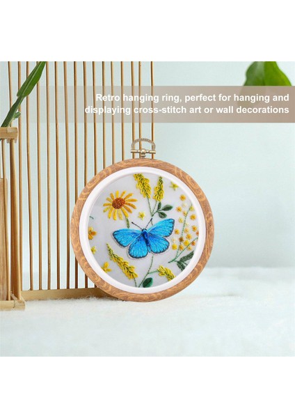 Adet Nakış Kasnakları Taklit Ahşap Plastik Sanat El Sanatları Dikişi Için (Yurt Dışından) indirimleri