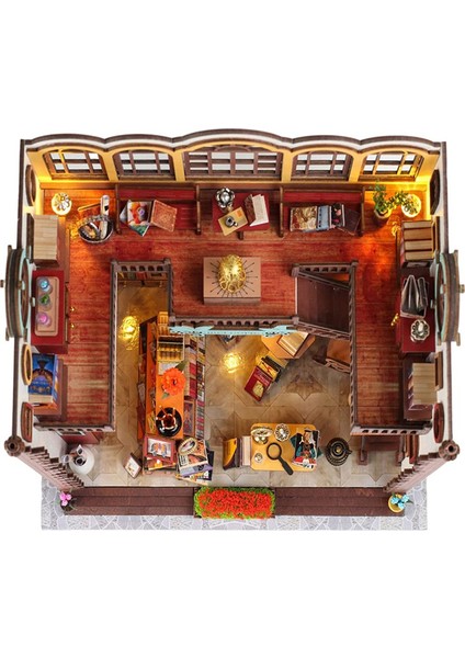 Kendin Yap Kitap Köşesi Seti, 3D Ahşap Puzzle Kitap Desteği Seti, B (Yurt Dışından) indirimleri