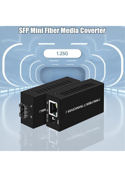 RJ45 Gigabit Fiber Optik Alıcı-Verici 100/1000M Alıcı-Verici Abd Fişi (Yurt Dışından) fiyatları