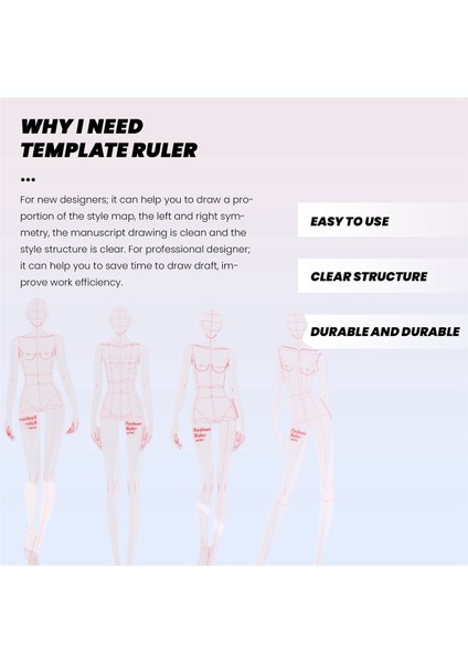 Moda Illüstrasyon Cetvelleri Çizim Şablonları Cetvel,kombinasyon (Yurt Dışından) modelleri