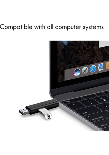 5'i 1 Arada Kart Okuyucu Micro/usb/type-C/tf Otg Pc Dizüstü Akıllı Telefon Için (Yurt Dışından) fiyatları
