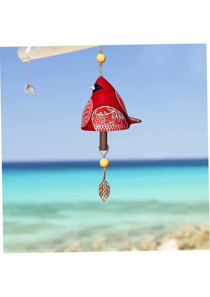 Kuş Şarkısı Çanı Bahçe Dekorasyonu, Asma Rustik Rüzgar Çanı, A (Yurt Dışından)