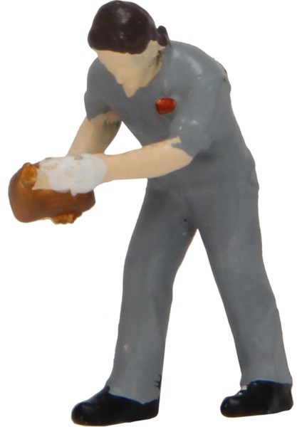 1/64 Reçine Garaj Tamircisi Bebek Model Seti Araba Tamir Eden Çocuklar C (Yurt Dışından)