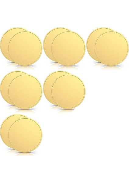 12 Adet Boş Challenge Coin, Dişli Kenarlı 40 mm Kutulu Altın (Yurt Dışından)