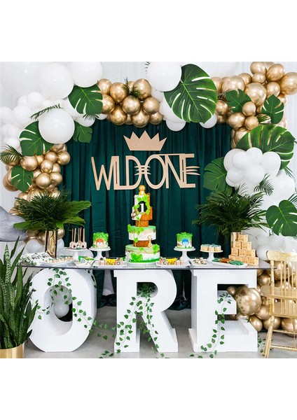 Masa ve Duvar Dekorasyonları Için 80 Adet Yapay Palmiye Yaprakları (Yurt Dışından) fiyatları