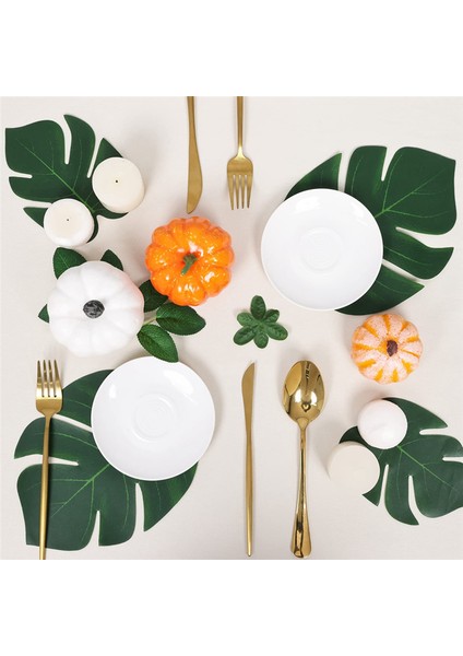 Masa ve Duvar Dekorasyonları Için 80 Adet Yapay Palmiye Yaprakları (Yurt Dışından) fırsatları