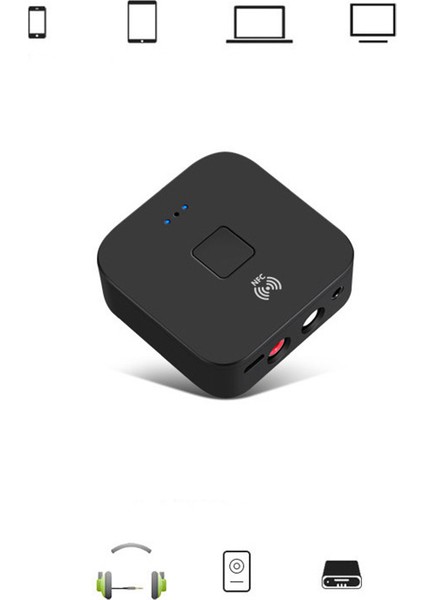BLS-B11 Nfc Bluetooth Alıcısı 5.0 3.5mm Jack Aux Stereo Kablosuz (Yurt Dışından)