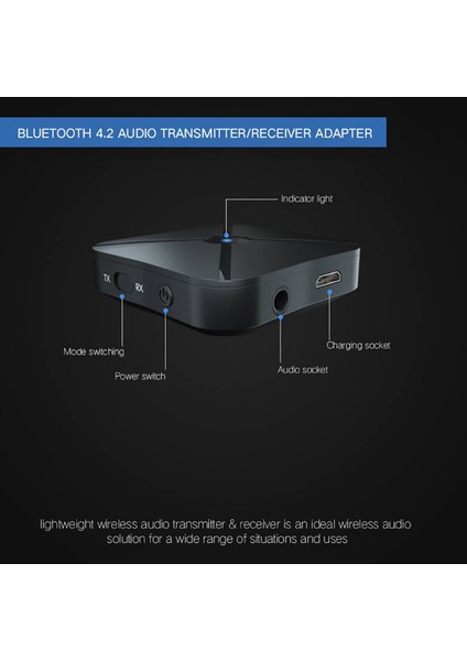 BLS-B11 Nfc Bluetooth Alıcısı 5.0 3.5mm Jack Aux Stereo Kablosuz (Yurt Dışından)