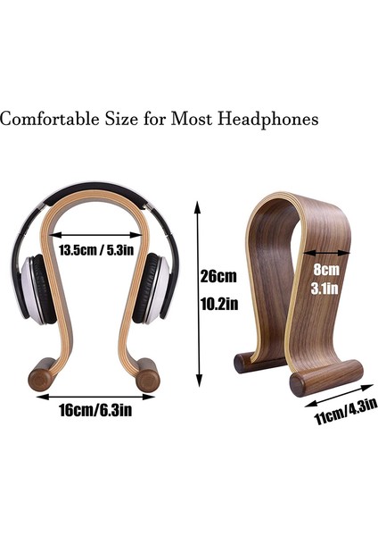 Ahşap Kulaklık Tutucu,oyun Kulaklıkları ve Dj Stüdyo Kulaklıkları Için (Yurt Dışından) fiyatları