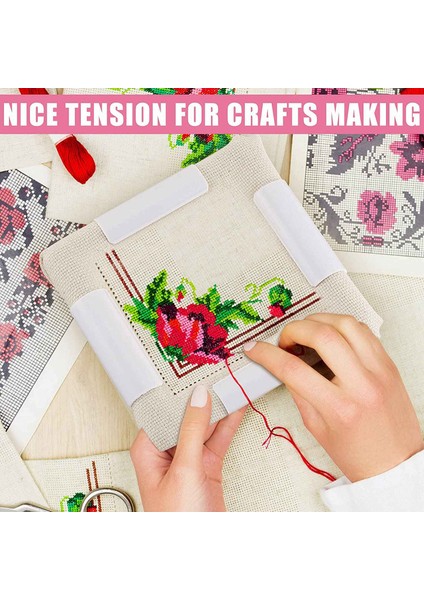Adet Çarpı Dikiş Çerçevesi, Yorgan Çerçevesi Dikiş Kasnağı, 6x6 Inç (Yurt Dışından) fırsatları