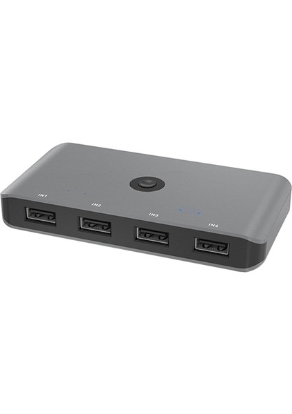 Kvm Switch Splitter Pc Klavye Fare Yazıcı 4 Giriş 4 Çıkış Hub (Yurt Dışından)