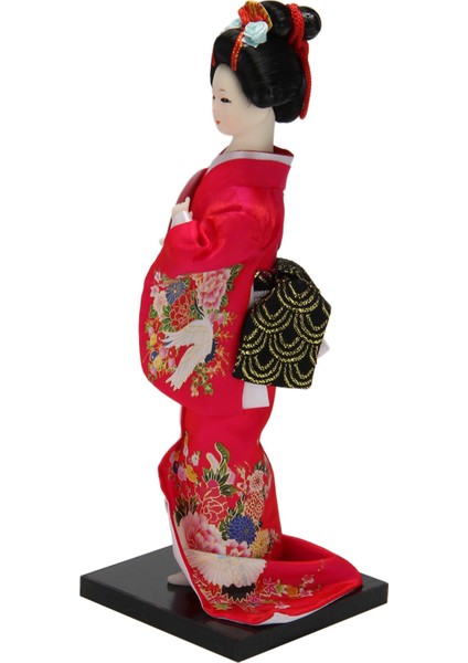Japon Geyşa Bebekleri Kimono El Yapımı Ipek Halk Dekoru Sergileme A34 (Yurt Dışından) modelleri