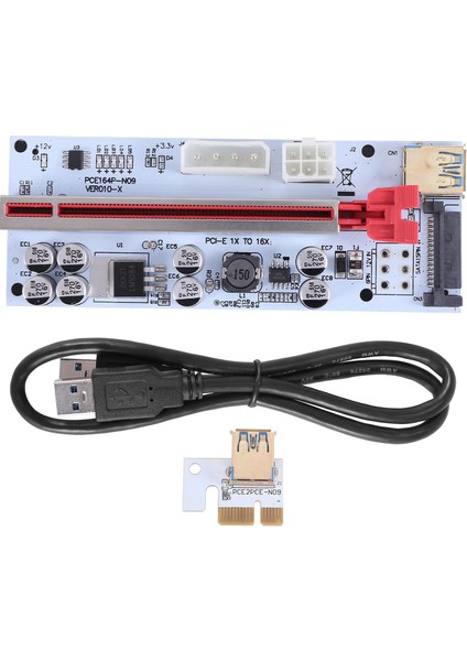 Paket Madencilik Yükseltici Kartı, 6pın / 4pın / Sata, Bitcoin, Eth Madenciliği Için (Yurt Dışından)